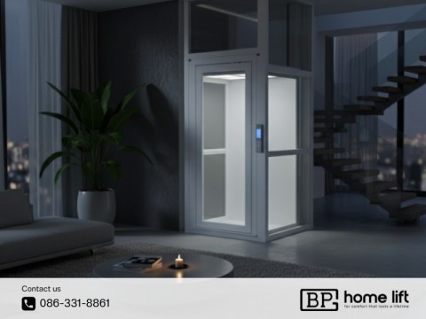 ติดตั้งลิฟต์อาคาสูง2ชั้น